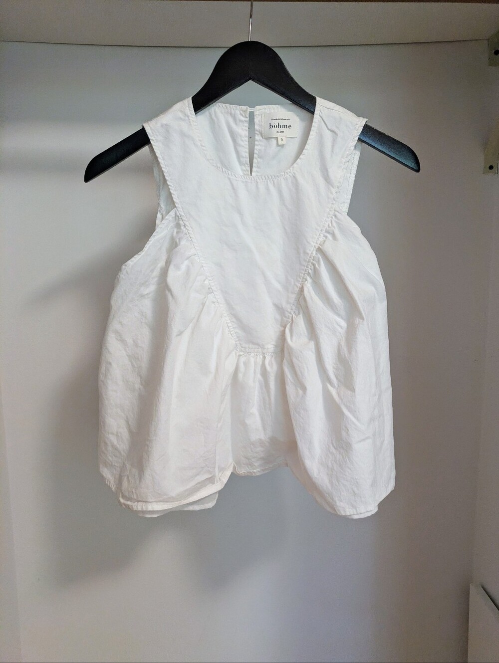 Böhme Anselle Swing Blouse White top size small